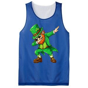 Dabbing Leprechaun Funny Gifts St Patricks Day Mesh Reversible Basketball Jersey Tank