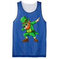 Dabbing Leprechaun Funny Gifts St Patricks Day Mesh Reversible Basketball Jersey Tank