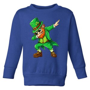 Dabbing Leprechaun Funny Gifts St Patricks Day Toddler Sweatshirt