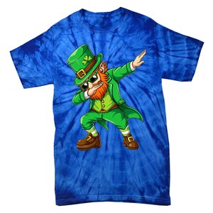 Dabbing Leprechaun Funny Gifts St Patricks Day Tie-Dye T-Shirt