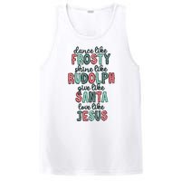 Dance Like Frosty Shine Like Rudolph Give Like Santa Xmas PosiCharge Competitor Tank