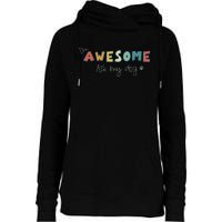 Dog LoverS Funny IM Awesome Ask My Dog Womens Funnel Neck Pullover Hood