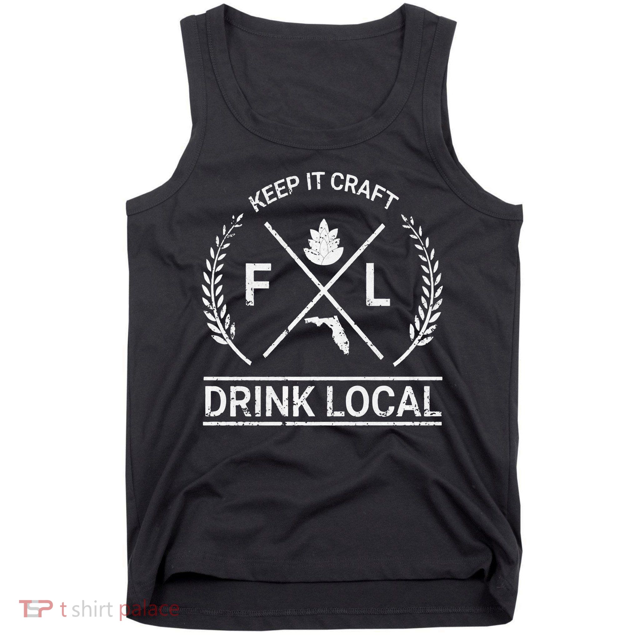 Drink Local Florida Vintage Craft Beer Brewing Tank Top