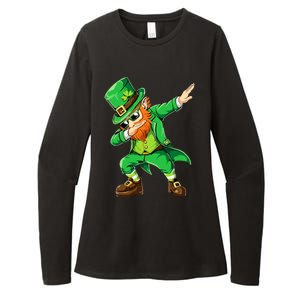 Dabbing Leprechaun Funny Gifts St Patricks Day Womens CVC Long Sleeve Shirt