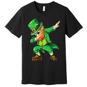 Dabbing Leprechaun Funny Gifts St Patricks Day Premium T-Shirt