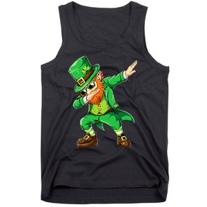 Dabbing Leprechaun Funny Gifts St Patricks Day Tank Top