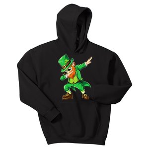 Dabbing Leprechaun Funny Gifts St Patricks Day Kids Hoodie