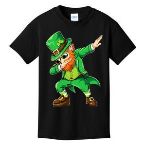 Dabbing Leprechaun Funny Gifts St Patricks Day Kids T-Shirt