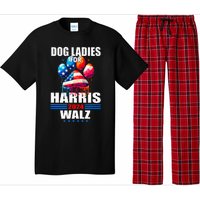 Dog Ladies For Harris Walz 2024 Pajama Set