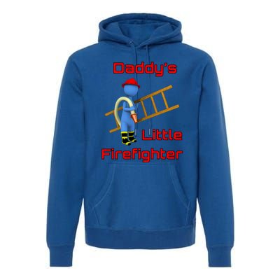 Daddy’s Little Firefighter Fire Gift Premium Hoodie