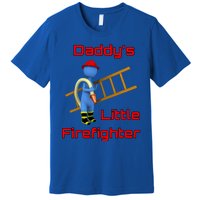 Daddy’s Little Firefighter Fire Gift Premium T-Shirt