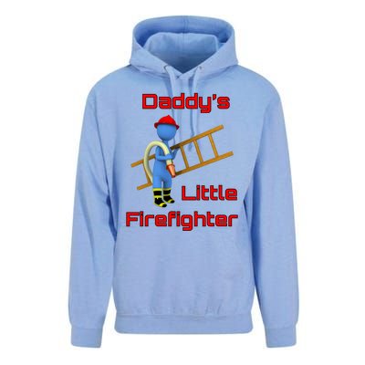 Daddy’s Little Firefighter Fire Gift Unisex Surf Hoodie