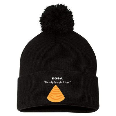Dosa Lover Funny Indian Quotes Indian Food Pom Pom 12in Knit Beanie