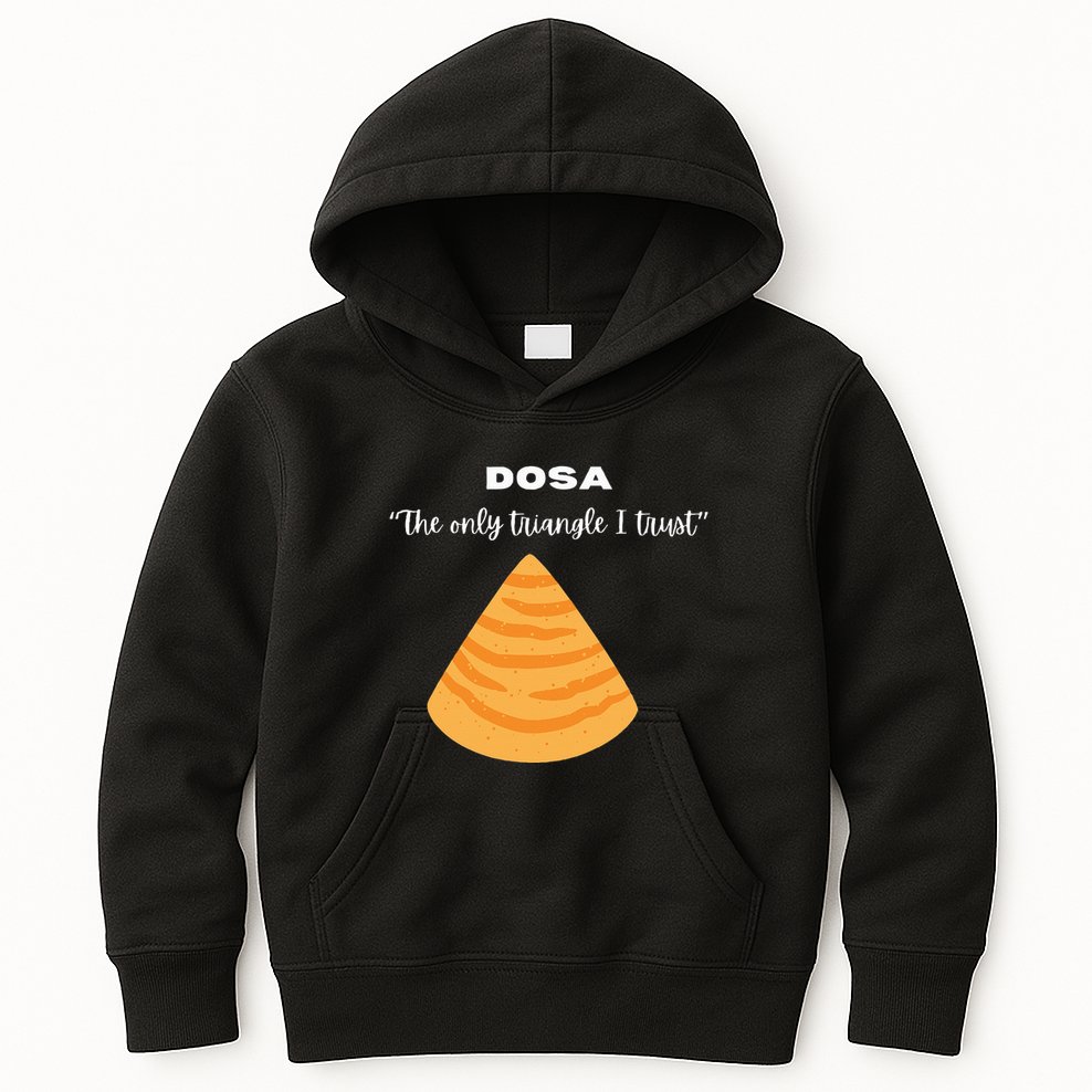Dosa Lover Funny Indian Quotes Indian Food Kids Hoodie