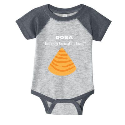Dosa Lover Funny Indian Quotes Indian Food Infant Baby Jersey Bodysuit