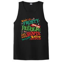 Dance Like Frosty Shine Like Rudolph Give Like Santa Love Like Jesus PosiCharge Competitor Tank