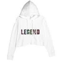 Drafting Legend Fantasy Football Basketball Genius Newbie Crop Fleece Hoodie