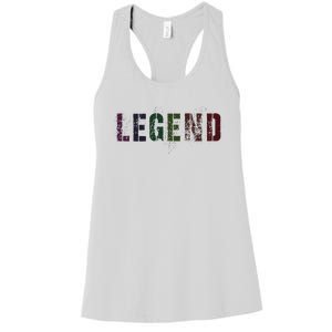 Drafting Legend Fantasy Football Basketball Genius Newbie Women's Racerback Tank