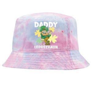 Daddy Leprechaun For St Patrick's Day Gift Tie-Dyed Bucket Hat