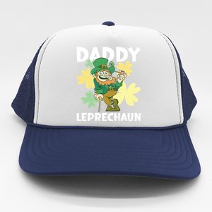 Daddy Leprechaun For St Patrick's Day Gift Trucker Hat