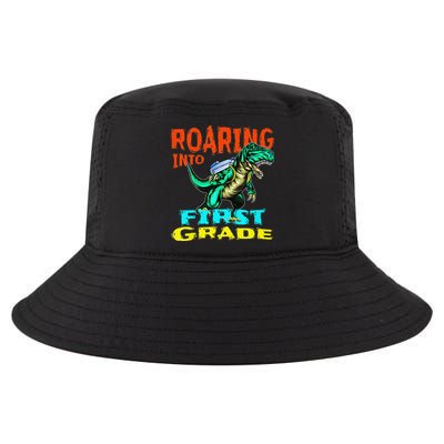 Dino Lover First Day Of School Outfit 1st Grade Tee Cool Comfort Performance Bucket Hat