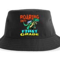 Dino Lover First Day Of School Outfit 1st Grade Tee Sustainable Bucket Hat