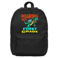 Dino Lover First Day Of School Outfit 1st Grade Tee 16 in Basic Backpack