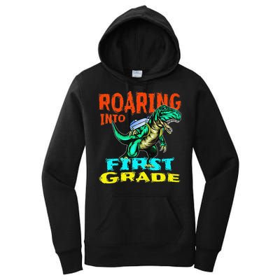 Dino Lover First Day Of School Outfit 1st Grade Tee Women's Pullover Hoodie