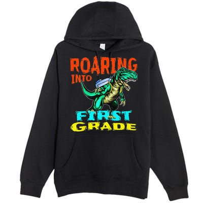 Dino Lover First Day Of School Outfit 1st Grade Tee Premium Pullover Hoodie
