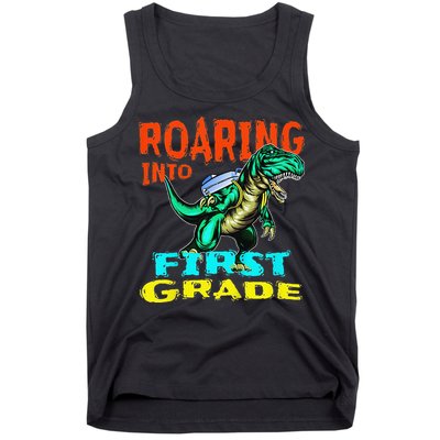 Dino Lover First Day Of School Outfit 1st Grade Tee Tank Top