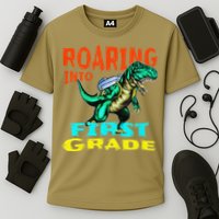 Dino Lover First Day Of School Outfit 1st Grade Tee Cooling Performance Crew T-Shirt