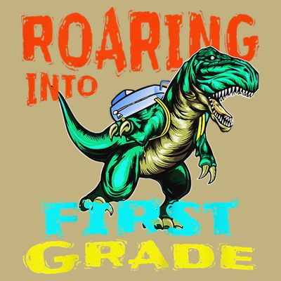 Dino Lover First Day Of School Outfit 1st Grade Tee T-Shirt