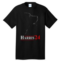 Dog Ladies For Kamala Funny Dog 2024 President Kamala Harris Tall T-Shirt