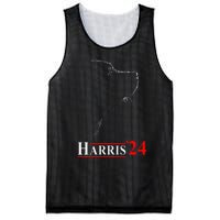 Dog Ladies For Kamala Funny Dog 2024 President Kamala Harris Mesh Reversible Basketball Jersey Tank