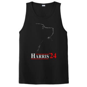 Dog Ladies For Kamala Funny Dog 2024 President Kamala Harris PosiCharge Competitor Tank