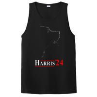 Dog Ladies For Kamala Funny Dog 2024 President Kamala Harris PosiCharge Competitor Tank