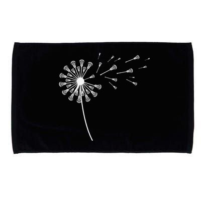 Dandelion Lacrosse for Lacrosse Player Sport Microfiber Hand Towel