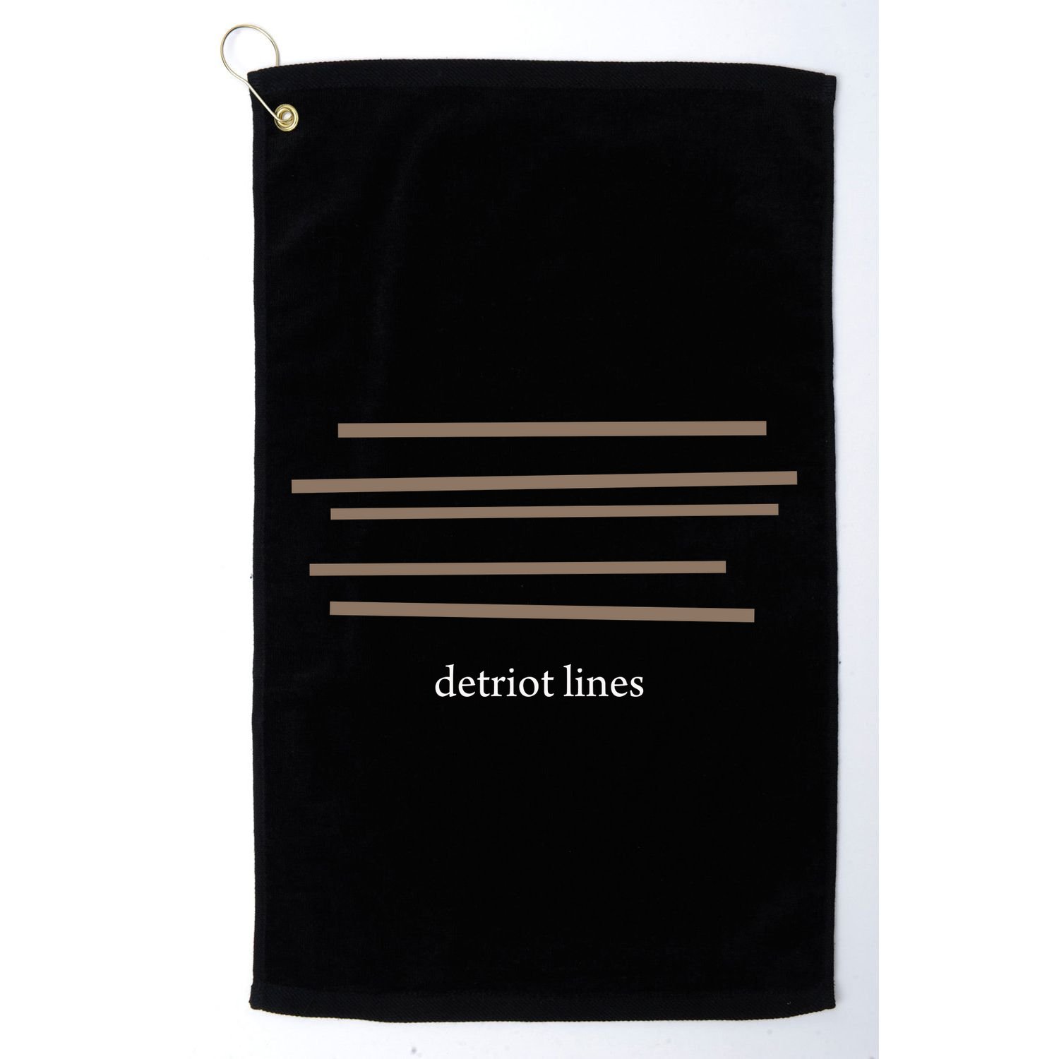 Detroit Lines Funny Saying Hilarious Quotes Golf Towel