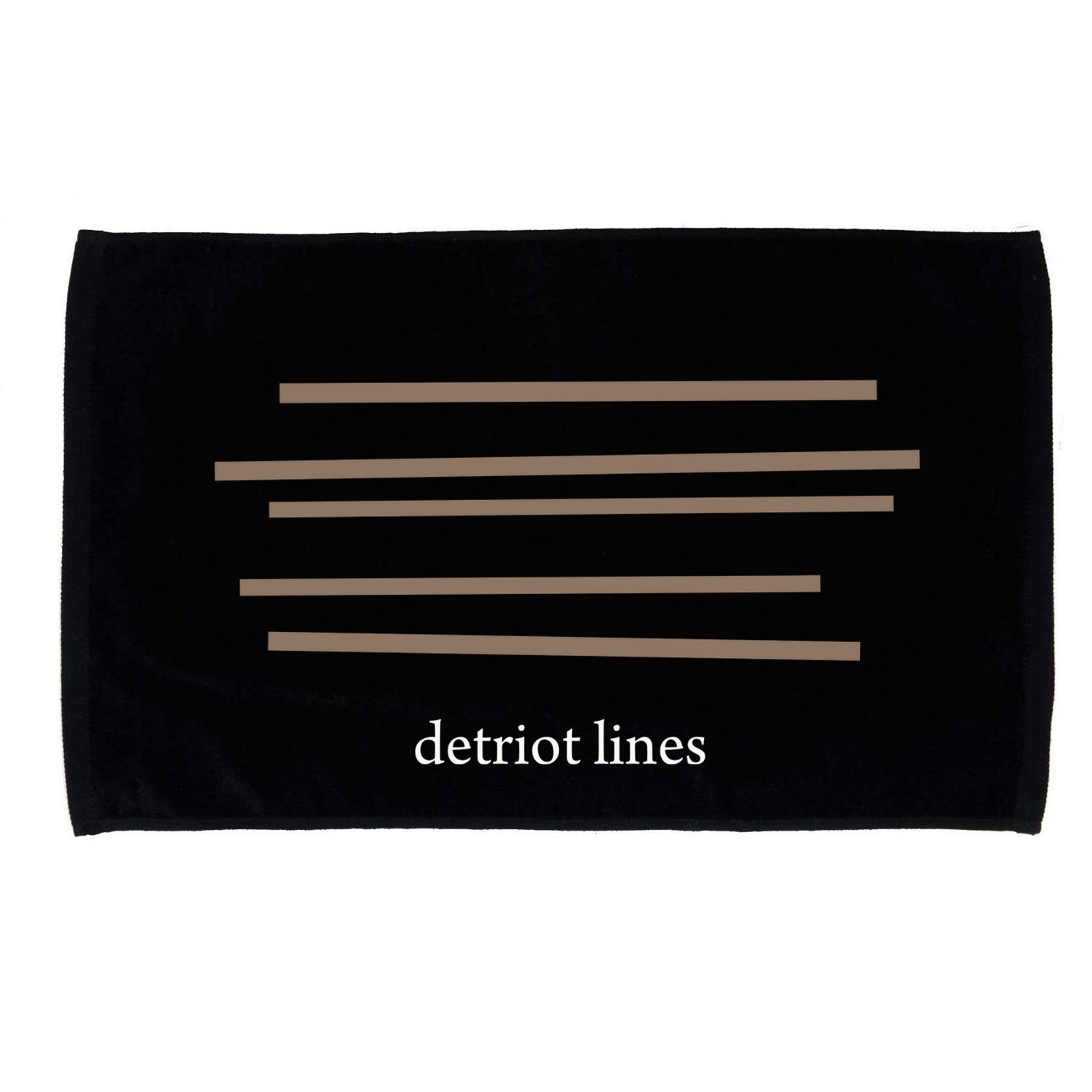 Detroit Lines Funny Saying Hilarious Quotes Microfiber Hand Towel