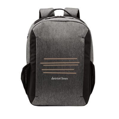 Detroit Lines Funny Saying Hilarious Quotes Vector Backpack