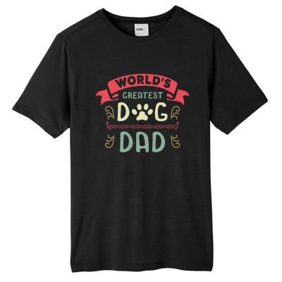 Dog Lover Fathers Day Tall Fusion ChromaSoft Performance T-Shirt