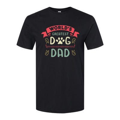 Dog Lover Fathers Day Softstyle CVC T-Shirt