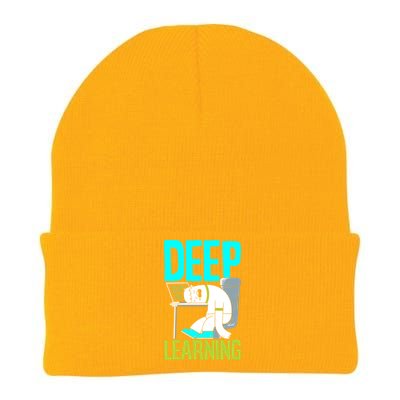 Deep Learning Funny Artificial Intelligence Machine Learning Gift Knit Cap Winter Beanie