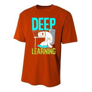 Deep Learning Funny Artificial Intelligence Machine Learning Gift Performance Sprint T-Shirt