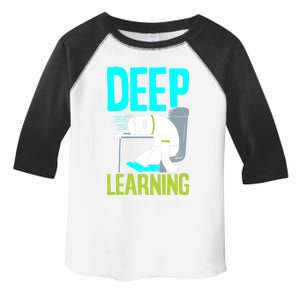 Deep Learning Funny Artificial Intelligence Machine Learning Gift Toddler Fine Jersey T-Shirt