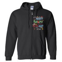 Dance Like Frosty Rudolph Give Santa Love Like Jesus Women Full Zip Hoodie