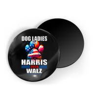 Dog Ladies For Harris Walz 2024 Magnet