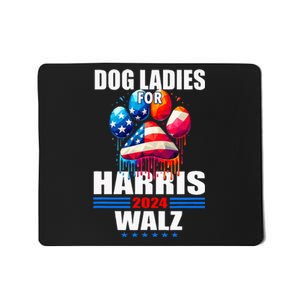 Dog Ladies For Harris Walz 2024 Mousepad