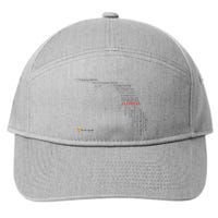 Drink Local F.L.O.R.I.D.A S.T.A.T.E Brewery Beer 7-Panel Snapback Hat