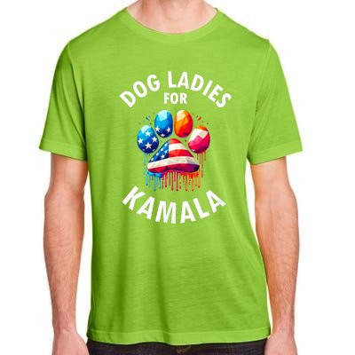 Dog Ladies For Kamala Childless Dog Ladies Adult ChromaSoft Performance T-Shirt